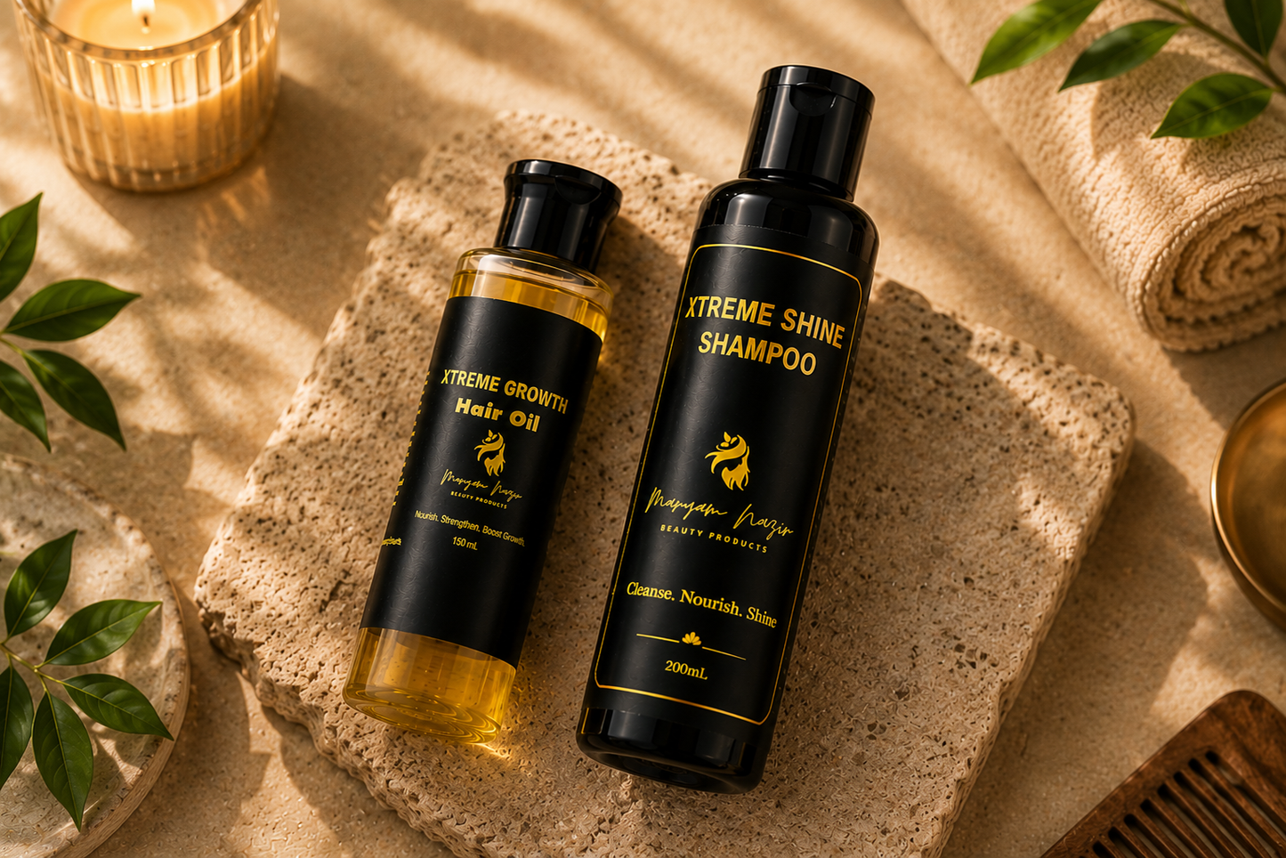 Xtreme Growth Hair Oil + Xtreme Shine Shampoo — The Hair Growth Duo